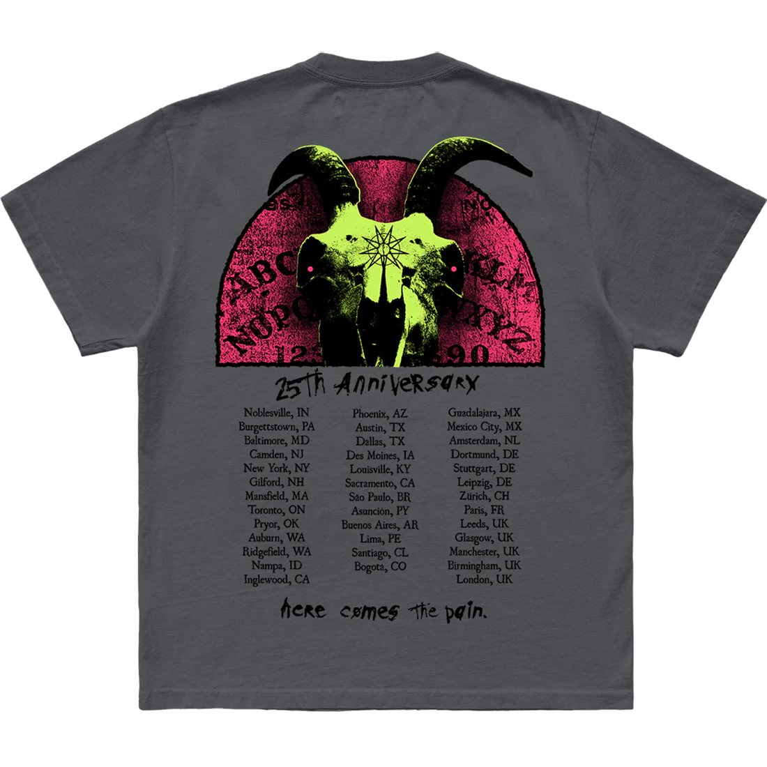 Neon Mask Goat T-Shirt - Image 2