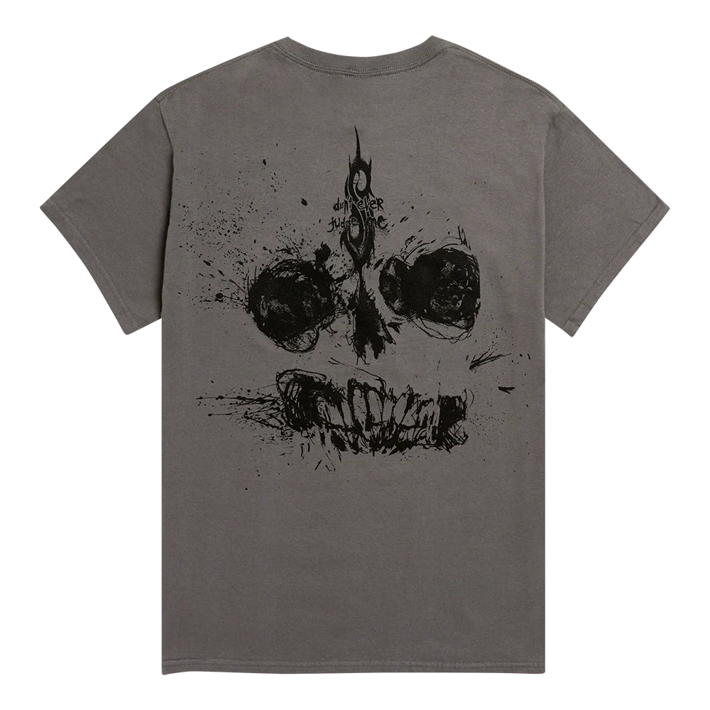 Skull Grey T-Shirt - Image 2