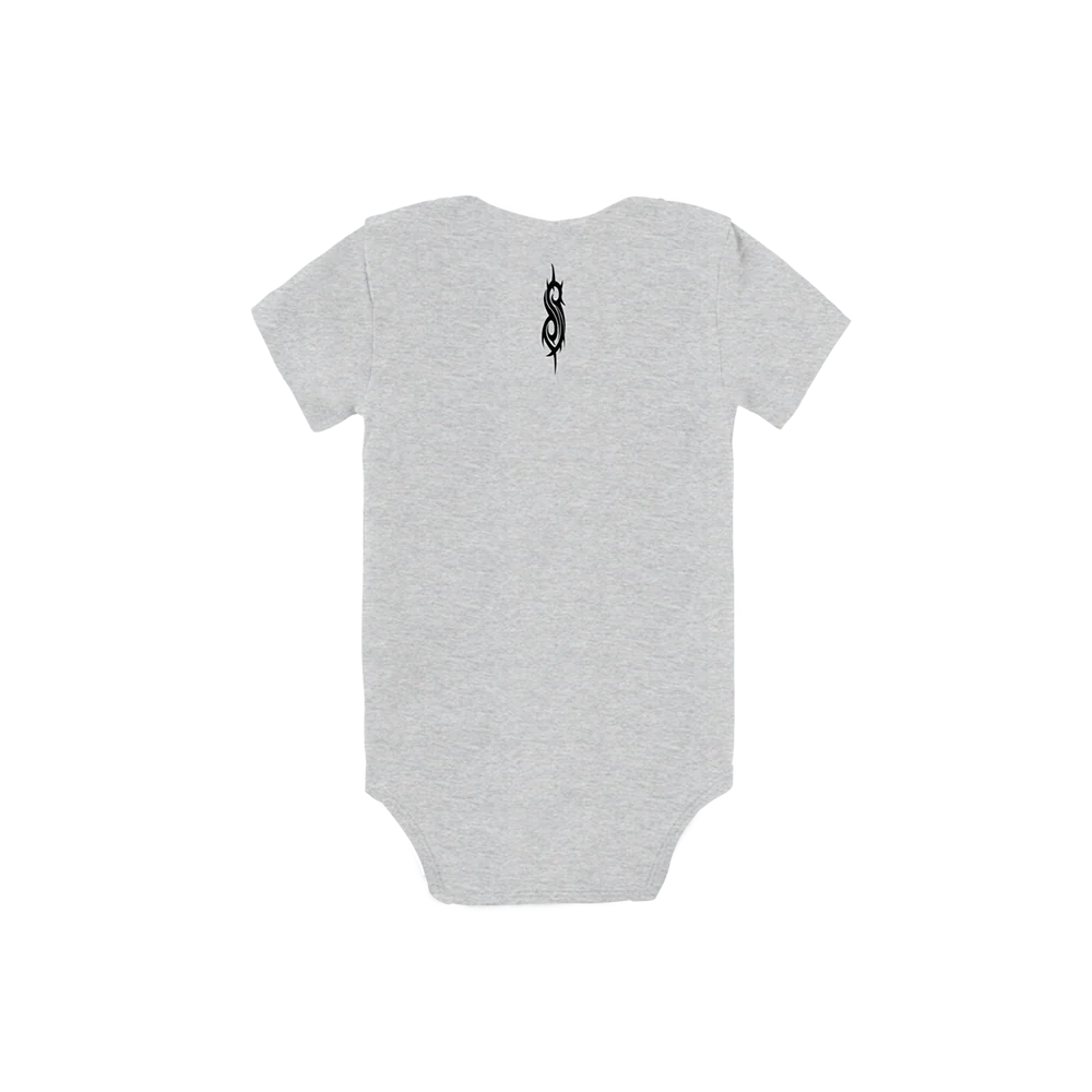Splatter Logo Gray Onesie - Image 2